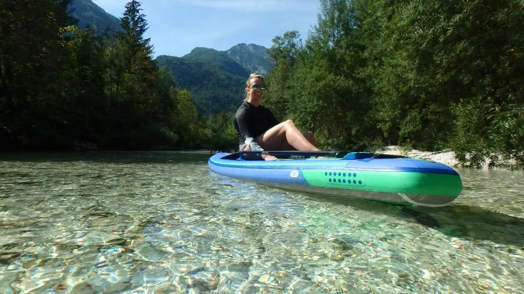 Relax on a stand up paddle in Bohinj